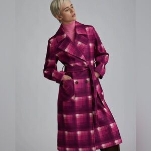 NVLT Double Breasted Self-Tie Belt Trench Coat,NWT Size : XS